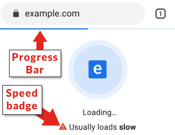 chrome slow speed badge