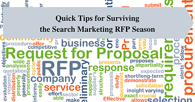 Quick Tips for Surviving the Search Marketing RFP Season