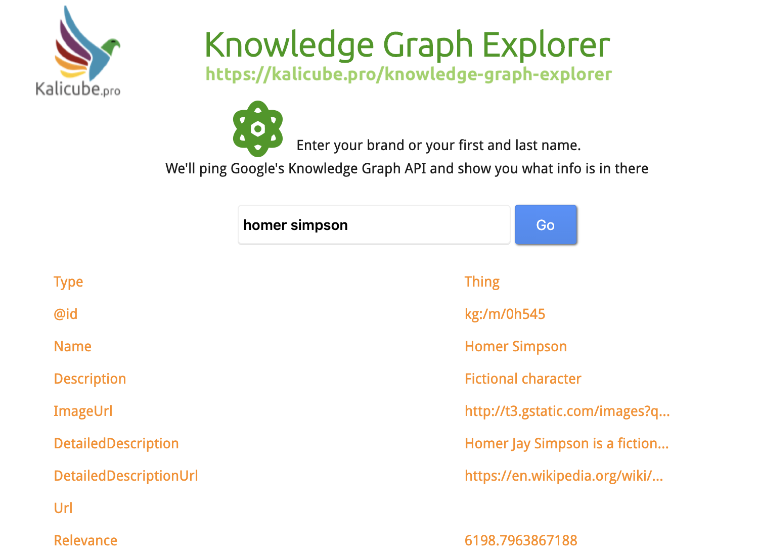 Knowledge Graph Algorithm Update Summer 2019 (a.k.a. Budapest)