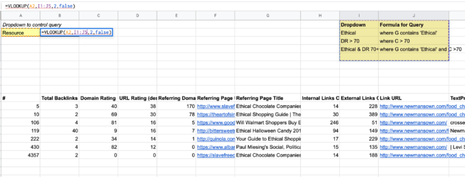 How to Build a Link Analysis Dashboard with the Google Query Function ...