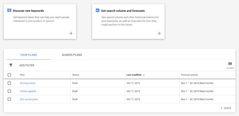 Google Keyword Planner Makes it Easier to Share Plans With Others