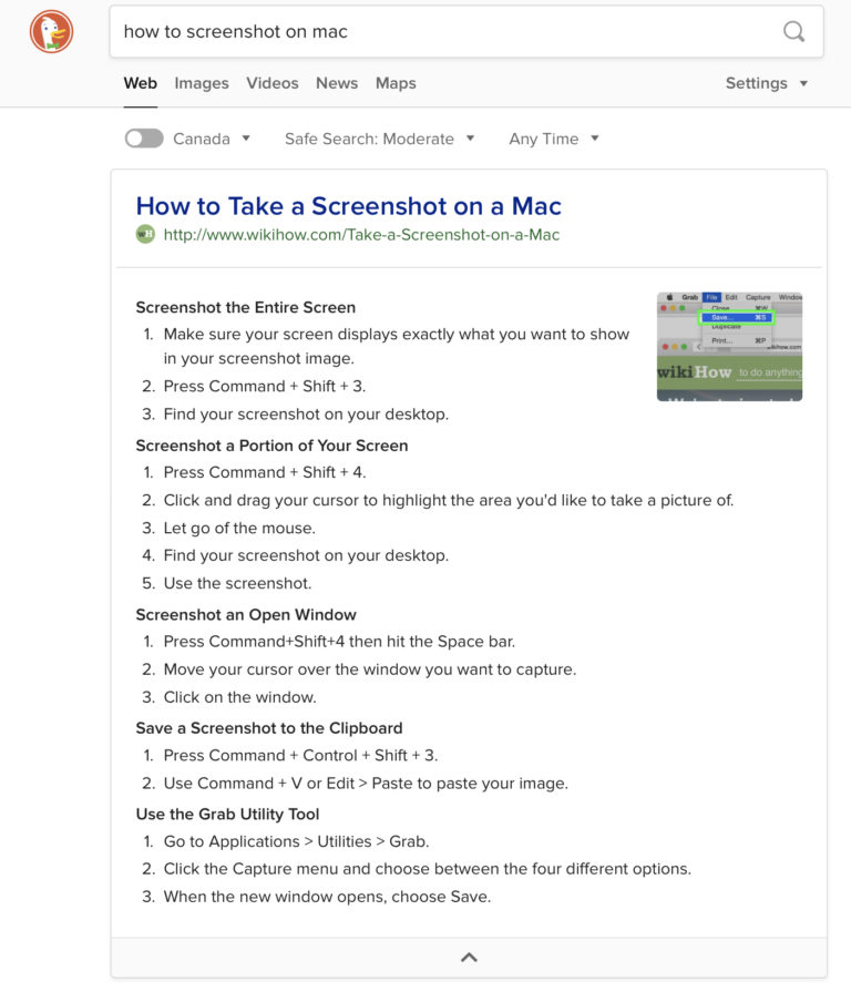 DuckDuckGo Adds Quick Answers to Search Results