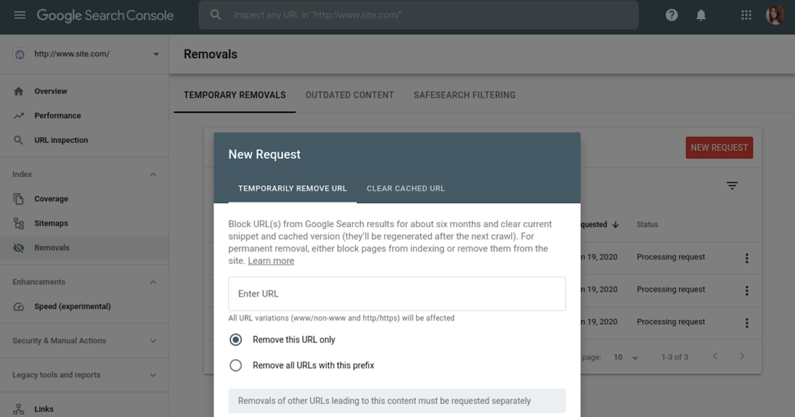 Google Makes it Possible to Temporarily Remove Sites From Search Results