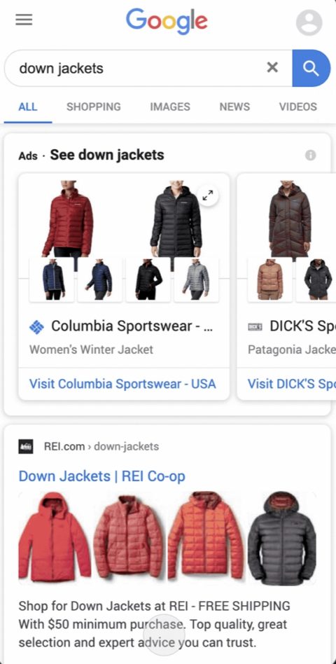 Google Introduces a New Shopping Section in Search Results