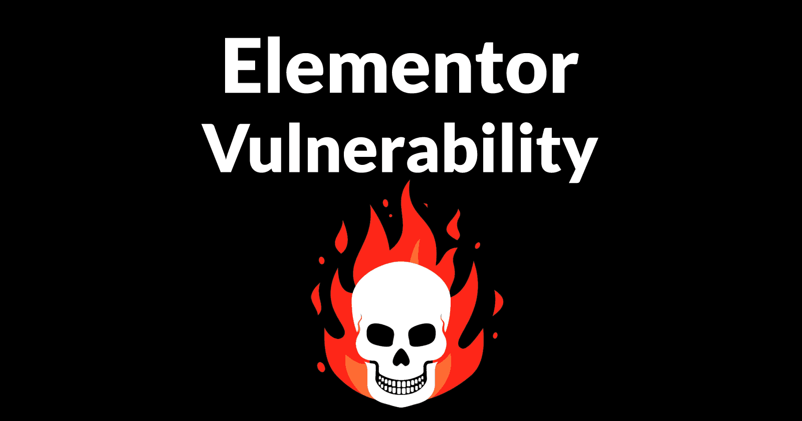 Elementor Page Builder Plugin Vulnerability