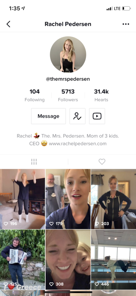 Rachel Pedersen TikTok