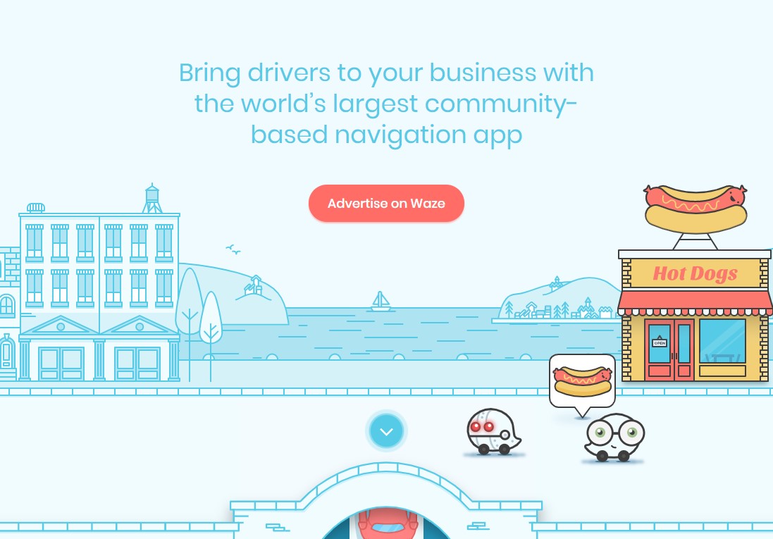 Waze Local banner