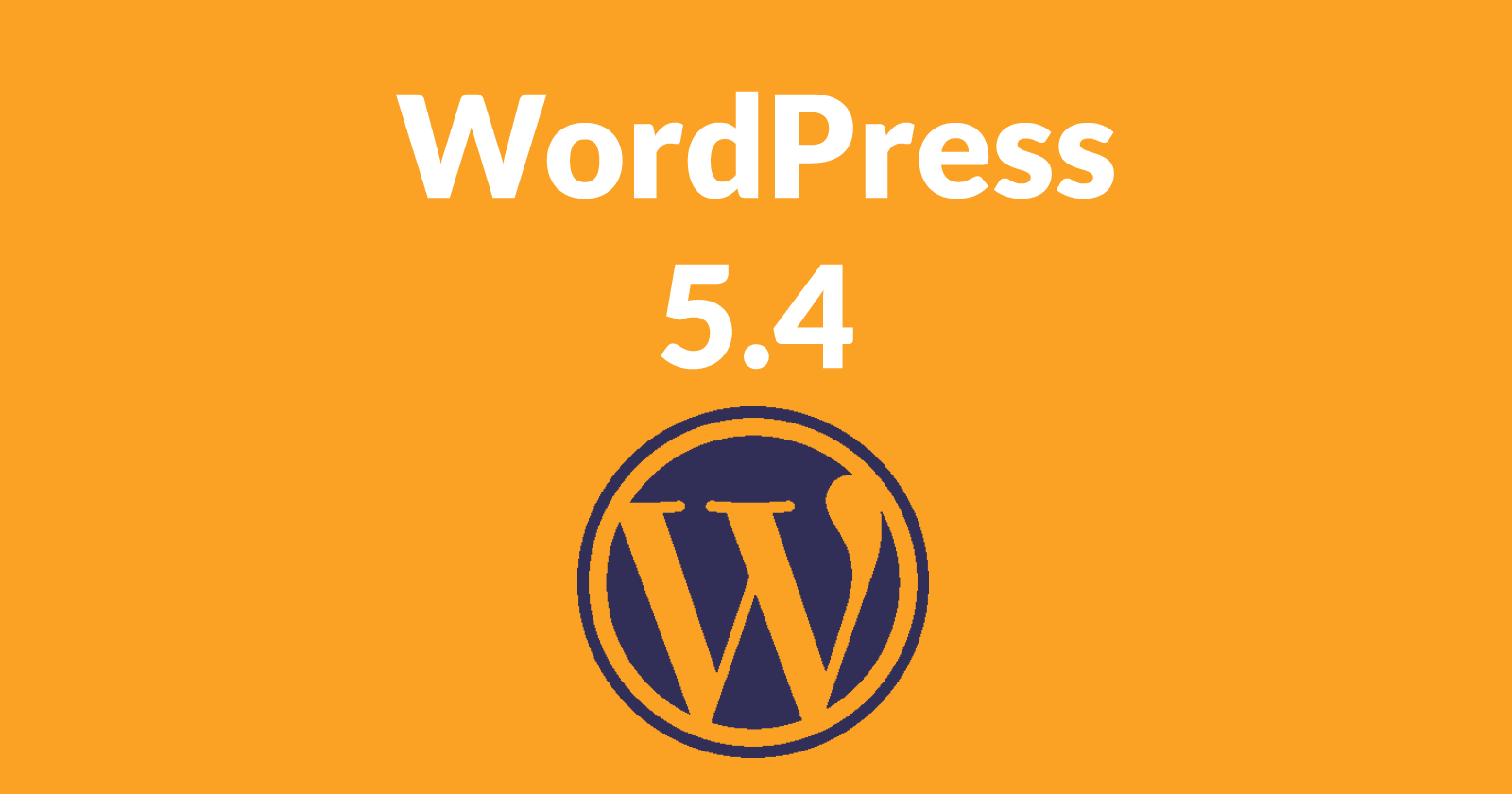 WordPress 5.4