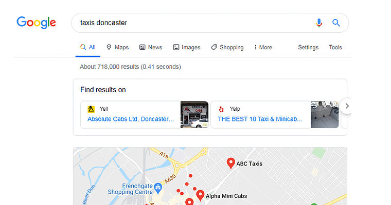 Google Displays Prominent Links to Third Party Services in Local SERPs