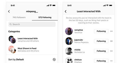 New Instagram Feature Helps Users Clean Up Their Following List