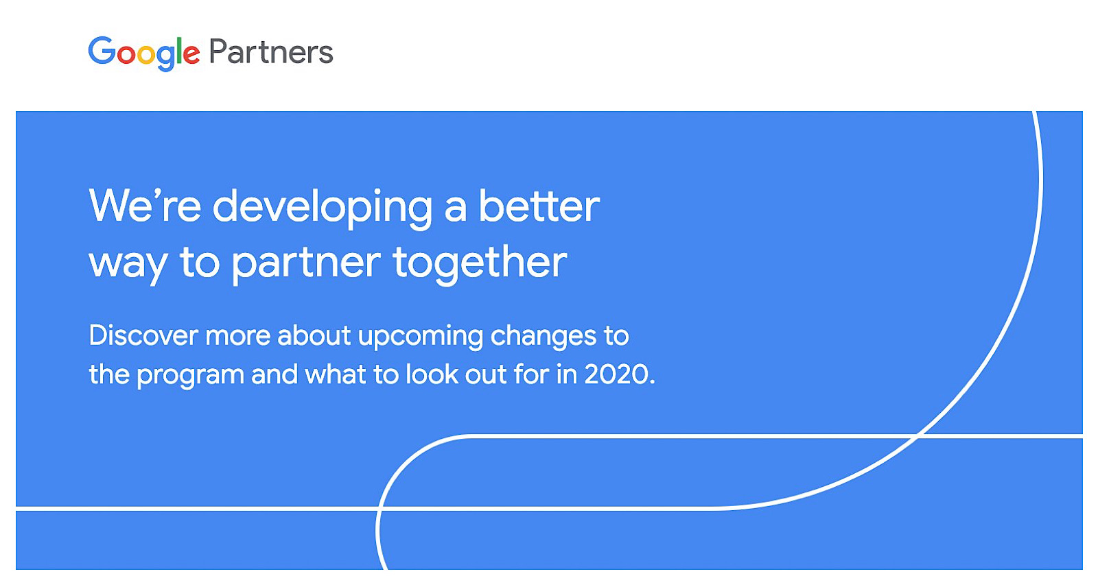 Google Partners changes