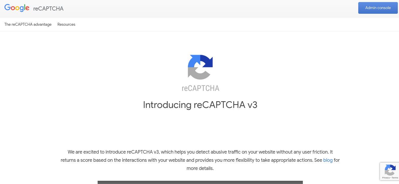 reCAPTCHA v3