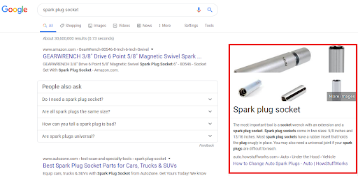 Right sidebar featured snippet