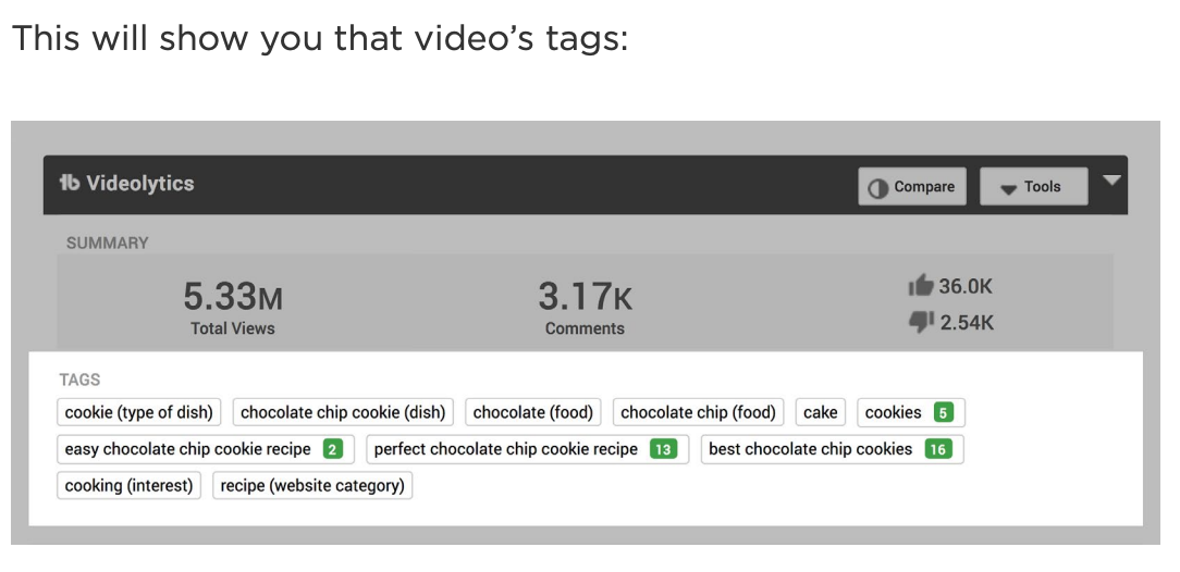 Tube buddy competitor tag research