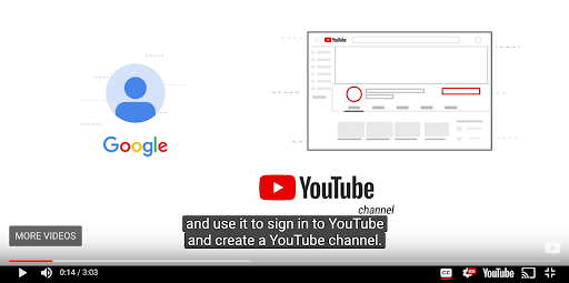 YouTube signup