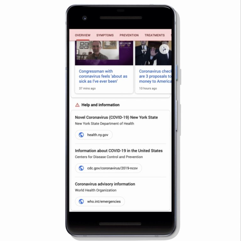Google Launches COVID-19 Info Site &#038; New Search Experience for Coronavirus Queries