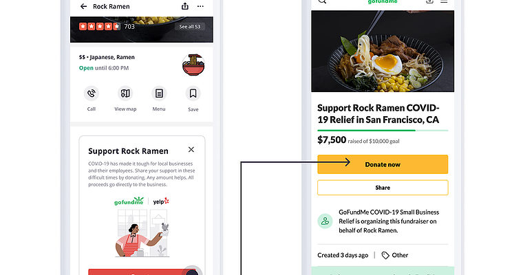Yelp Lets Users Donate to Small Businesses in Response to COVID-19 Closures