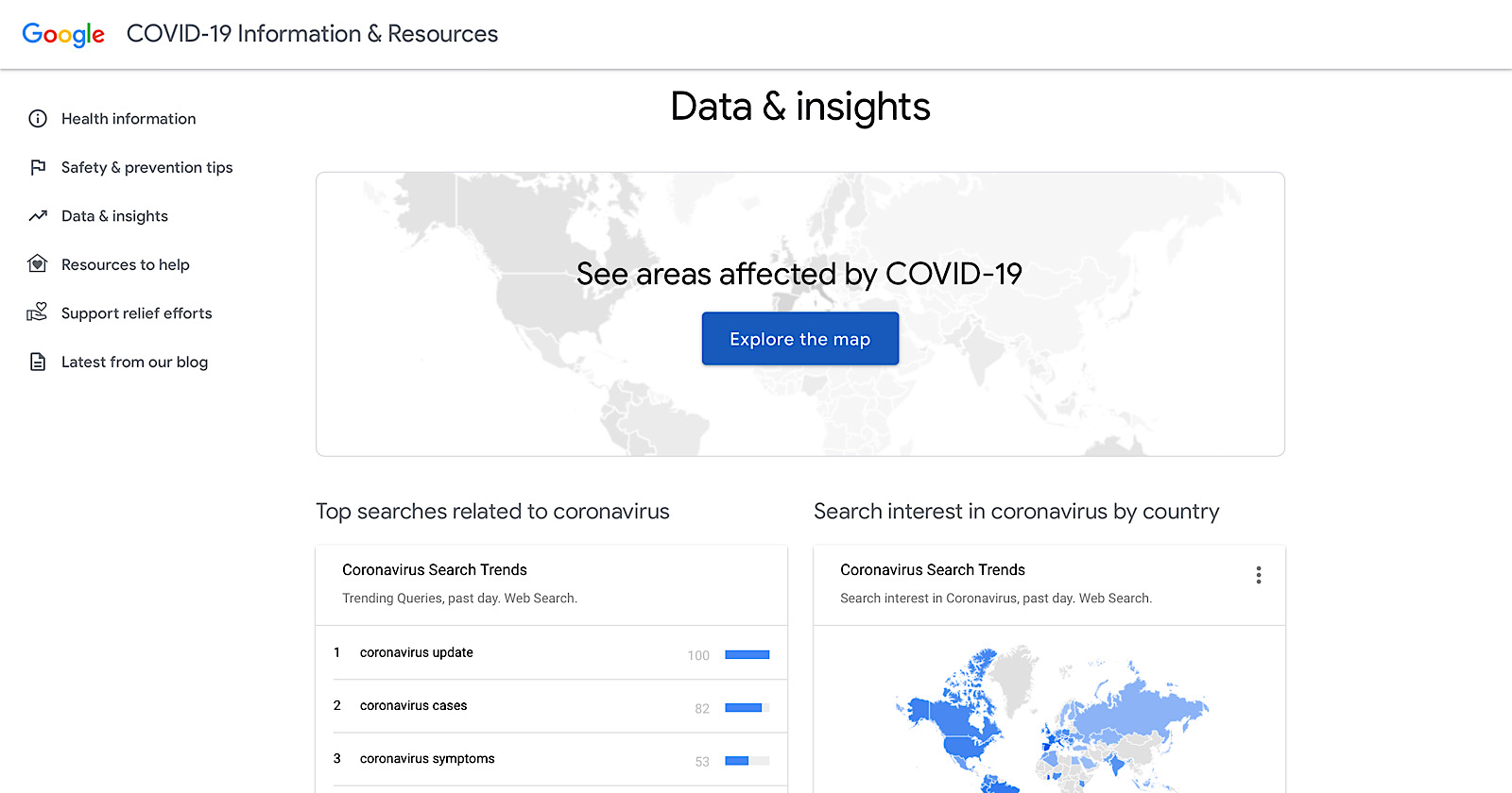 Google Launches COVID-19 Info Site & New Search Experience for Coronavirus Queries