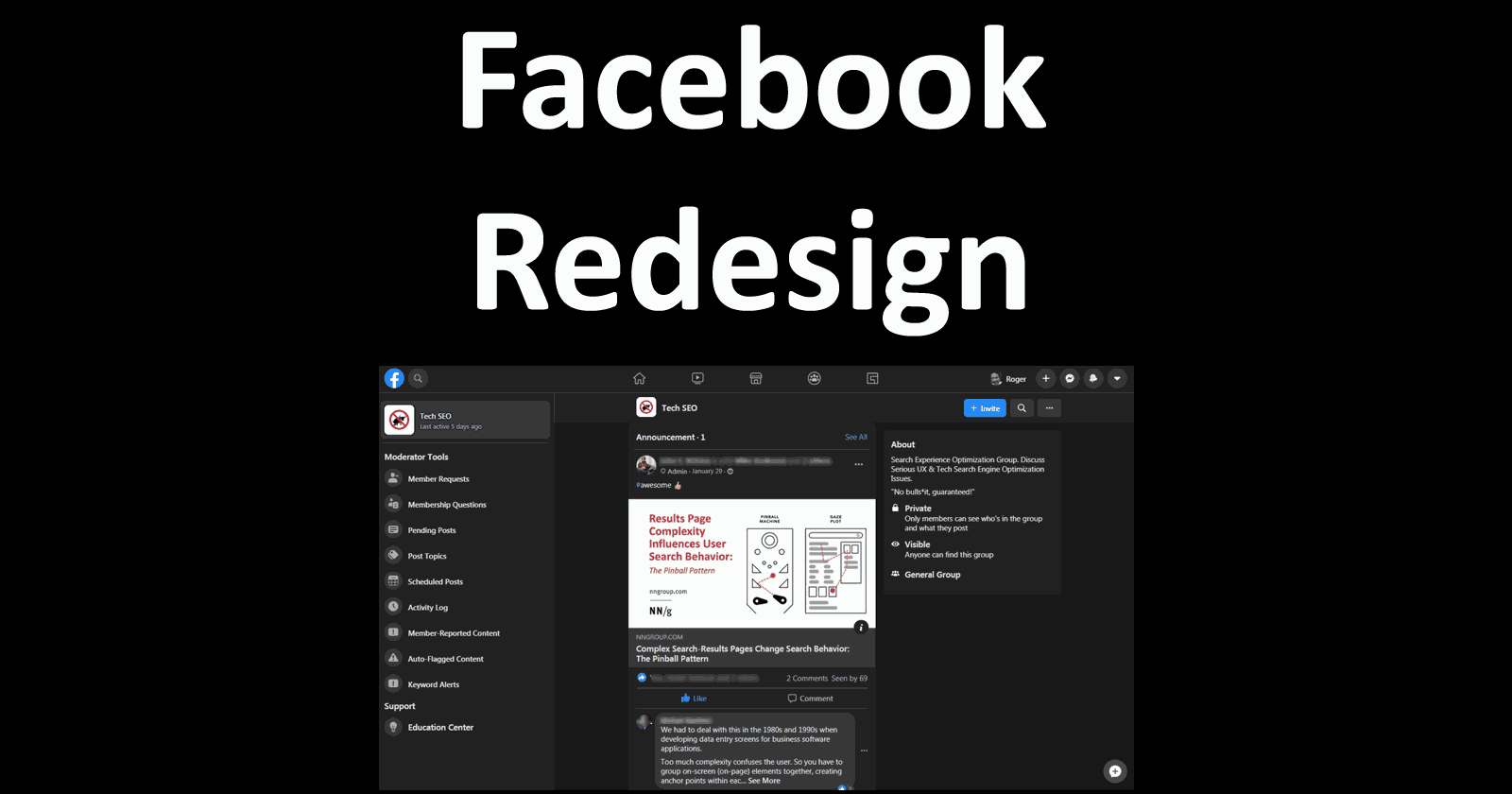 Facebook Redesign