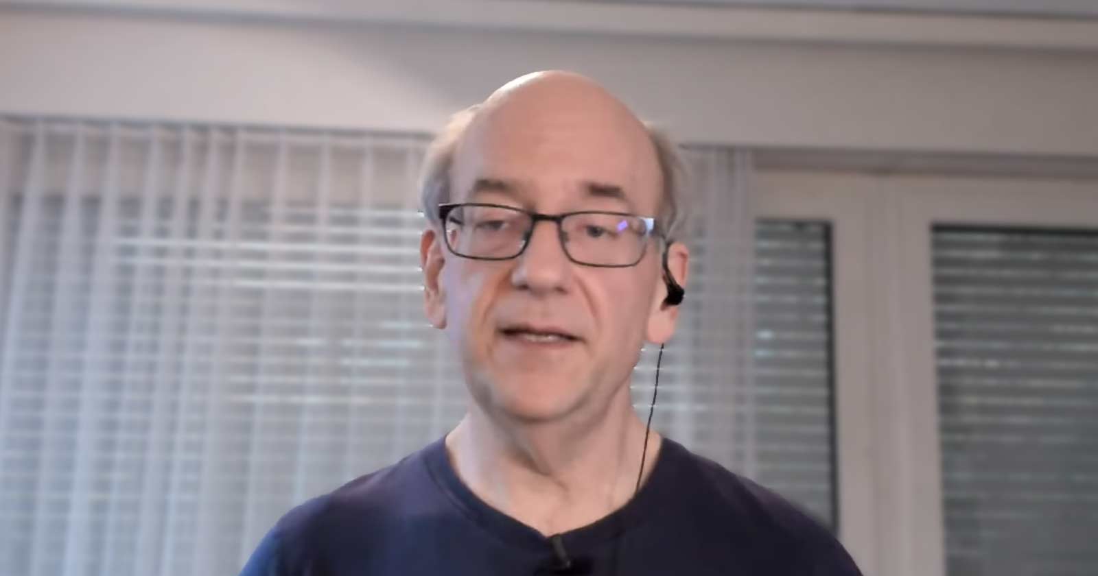 Screenshot of Google's John Mueller at a Webmaster Hangout