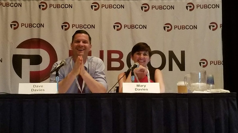 Mary and Dave Davies at Pubcon