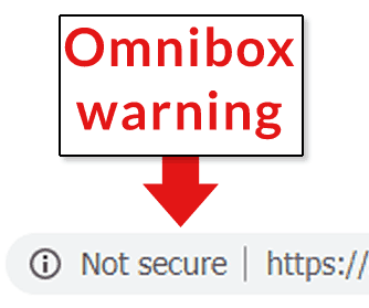 Omnibox Warning