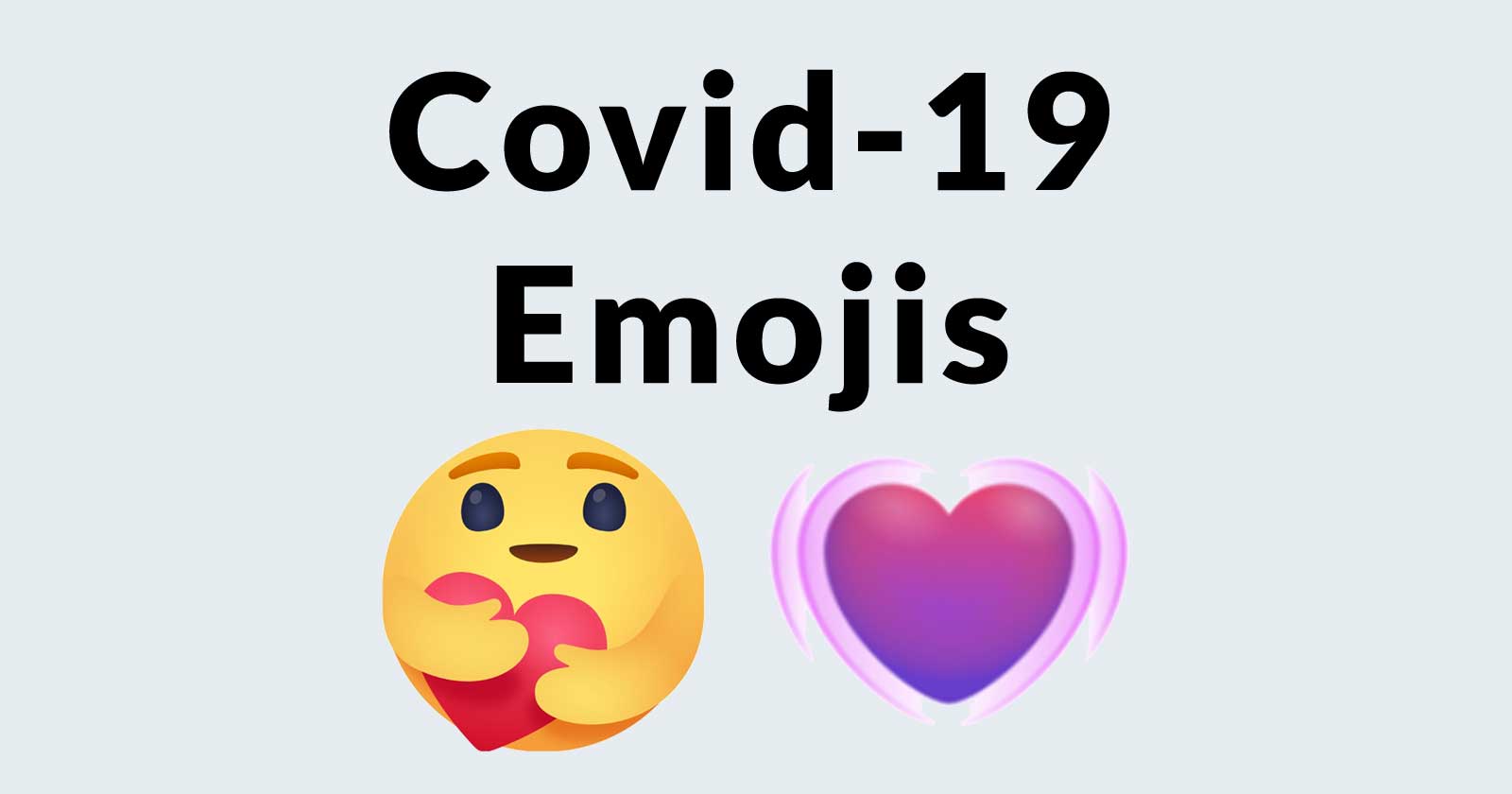Facebook Coronavirus Emojis