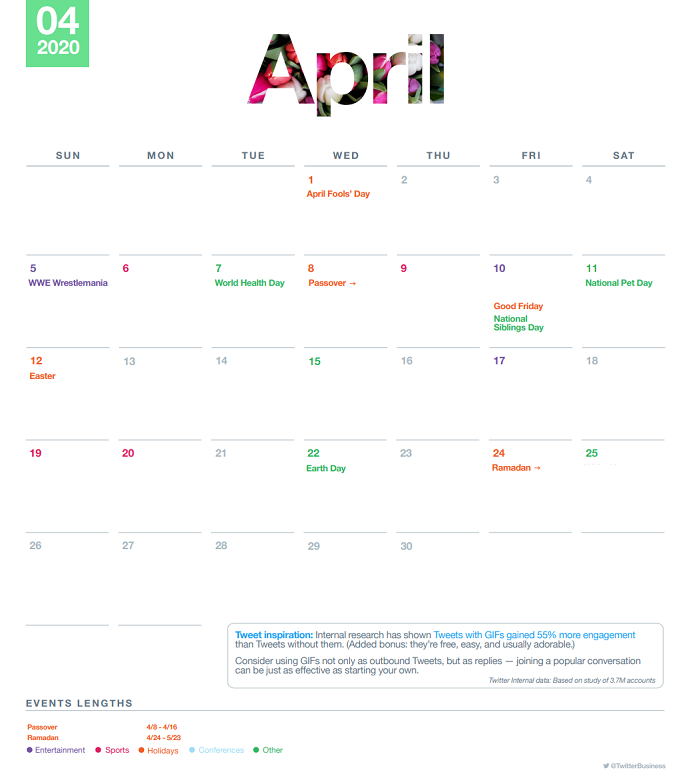 Twitter Gives Marketers a Content Calendar Full of Tweet Prompts