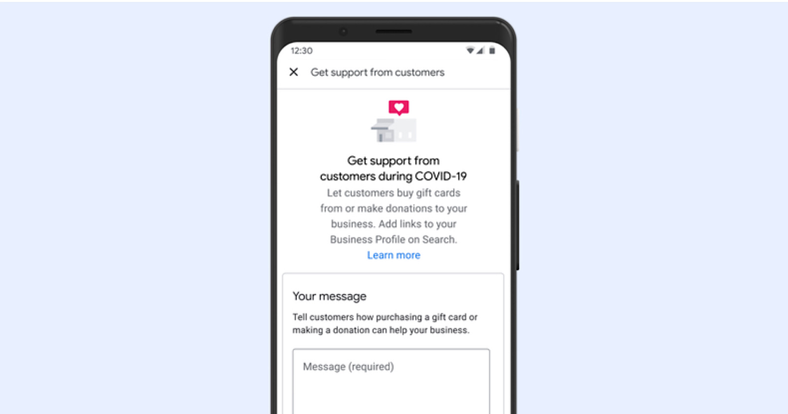 Google My Business Listings Can Link to Gift Card & Donation Pages