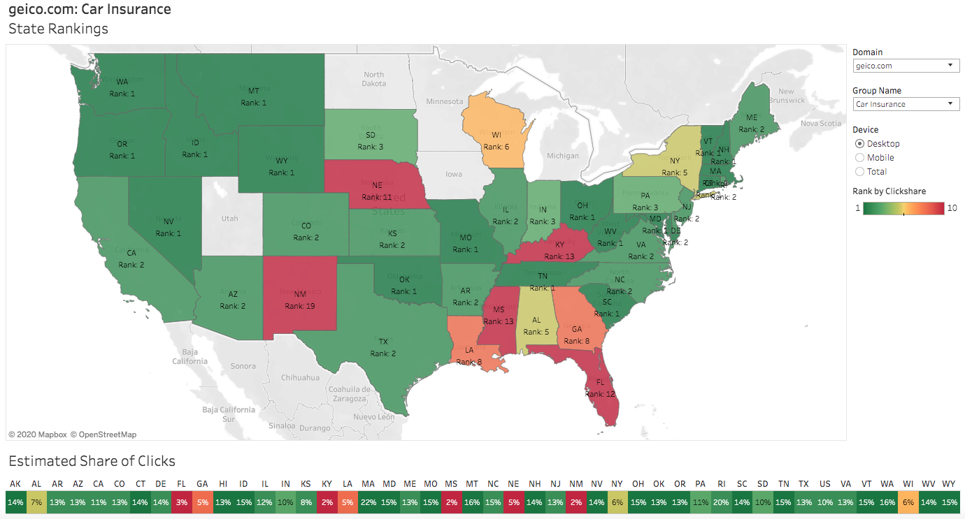 Auto Insurance Trends from Adthena