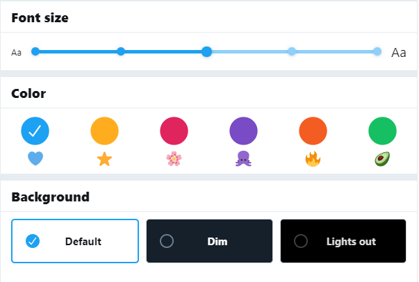 customize your Twitter colors and background