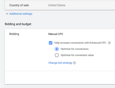 google shopping ecpc bidding