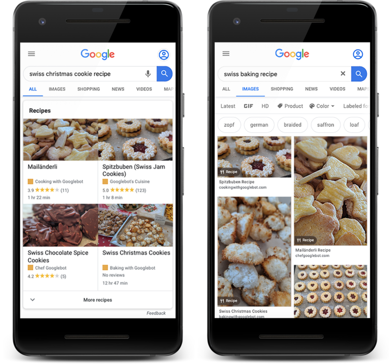 Google Search Console Adds New Data for Recipe Structured Data