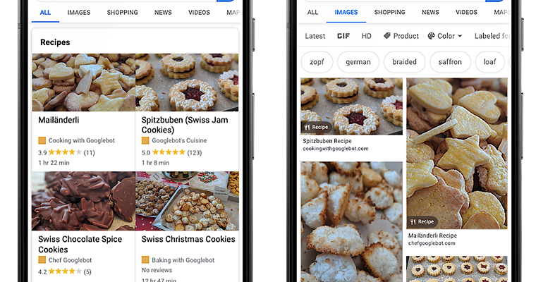 Google Search Console Adds New Data for Recipe Structured Data
