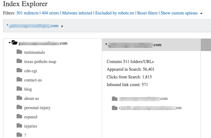 bing webmaster tools index explorer