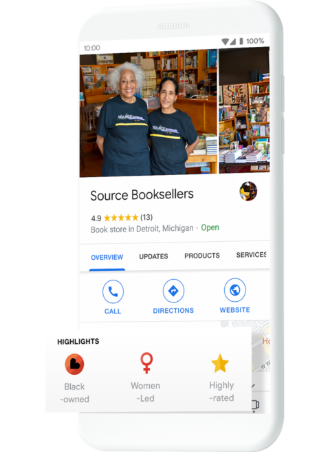 Google Highlights Black-Owned Businesses in Search Results