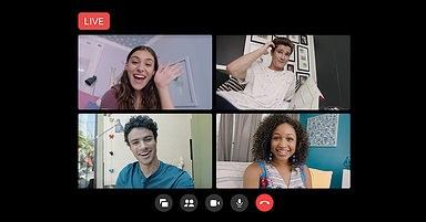 Facebook Enables 50-Person Live Streams With Messenger Rooms