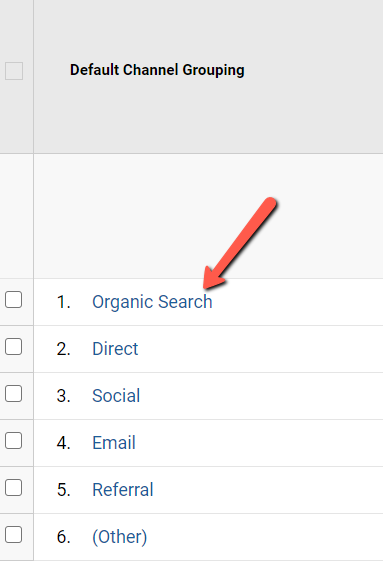 GA Analyzing Traffic Drop Step 2