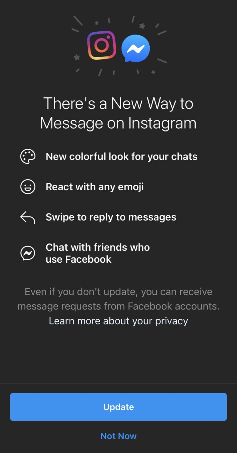 Facebook Messenger Merging With Instagram Direct