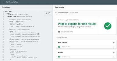 Google’s Rich Results Test Tool Supports ‘Article’ Markup