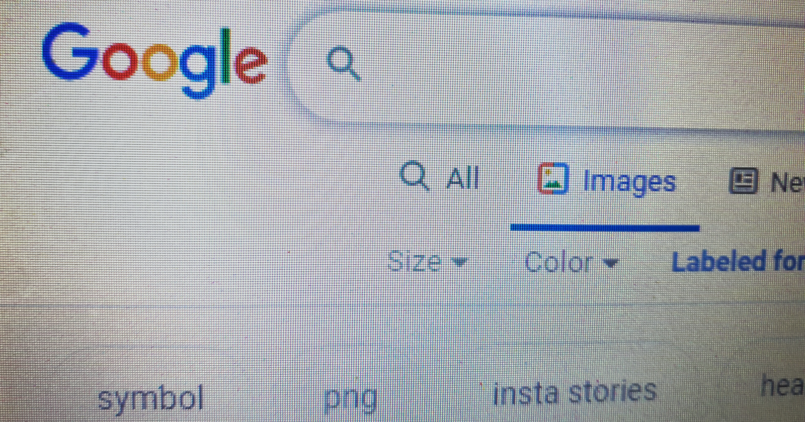 Google Image Search Change