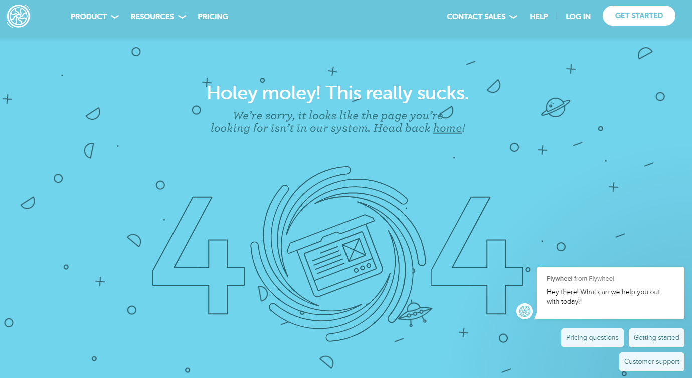 404 page flywheel
