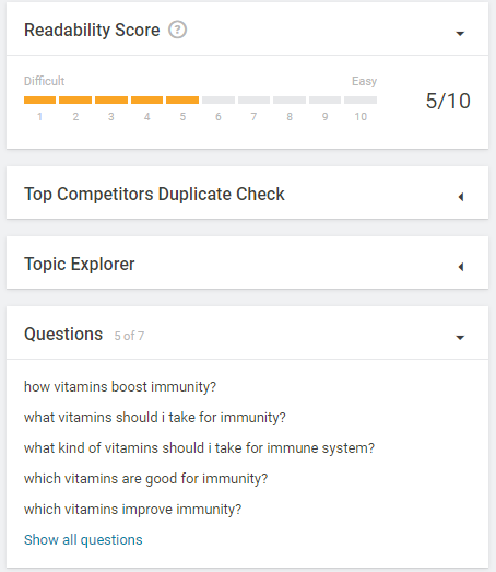 searchmetrics content experience