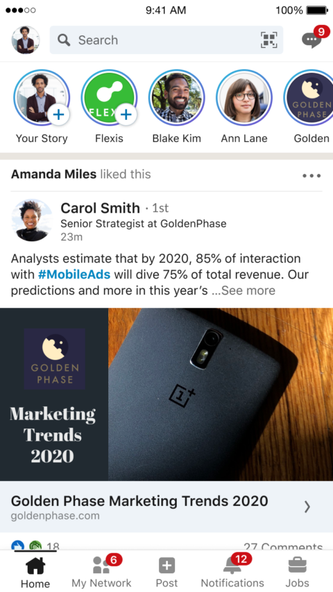 LinkedIn Rolls Out Redesign With Stories + More