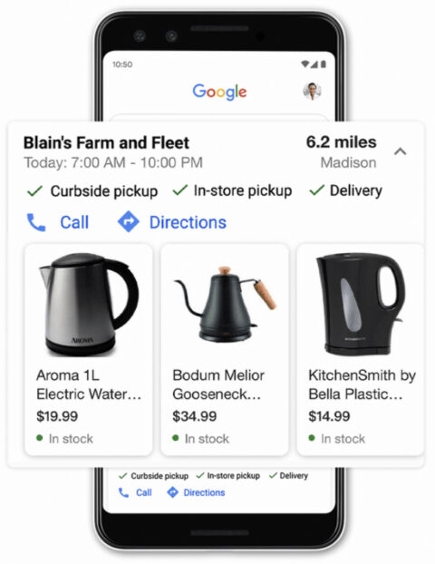 Google Search Changes Make In-Store Shopping Easier
