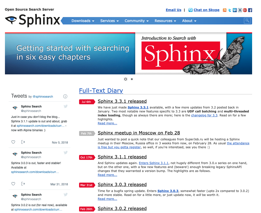 sphinx search engine