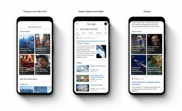 Google Discover Updated With Web Stories Carousel