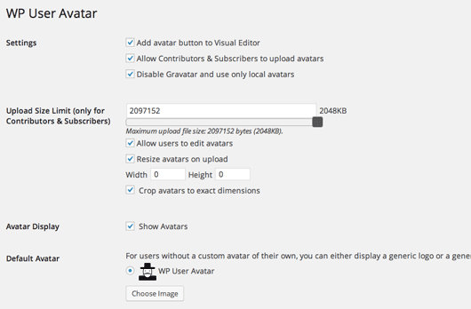 WP User Avatar