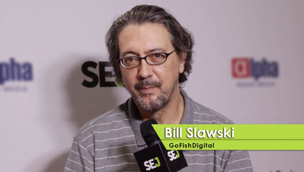 Screenshot from a video of Bill Slawski speaking with Search Engine Journal