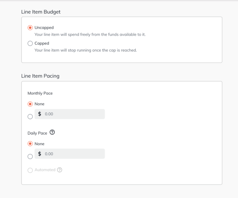 criteo budget view